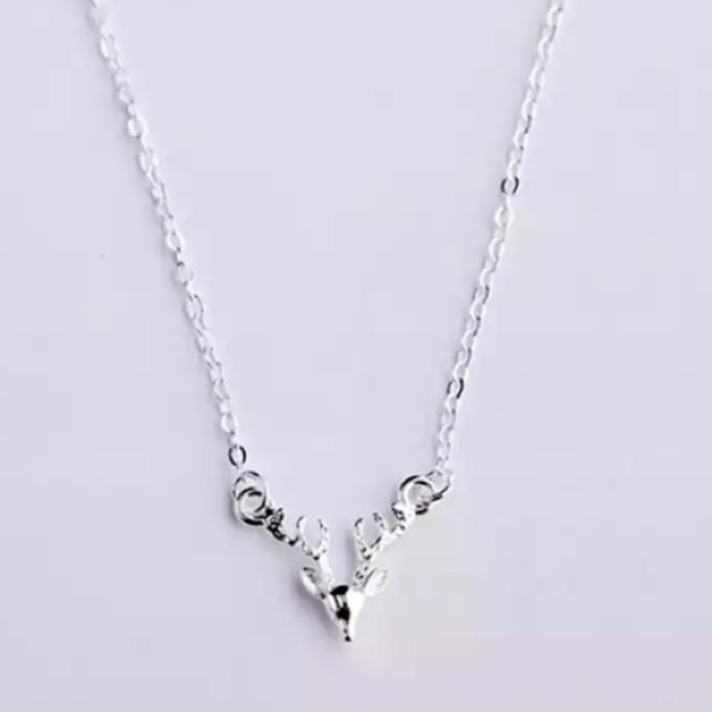 925 silver deer 🦌 head necklace